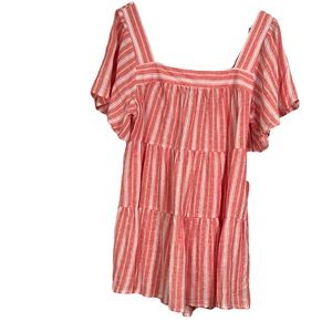 Terra & Sky NWT Linen Blouse Womens 0X